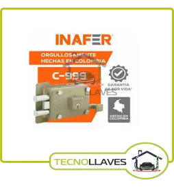 CERRADURADE SOBREPONER INAFER C999