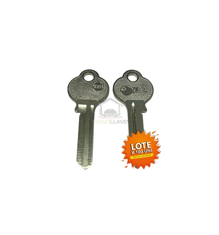 LLAVE RESIDENCIAL YES 1081 X 100 PCS