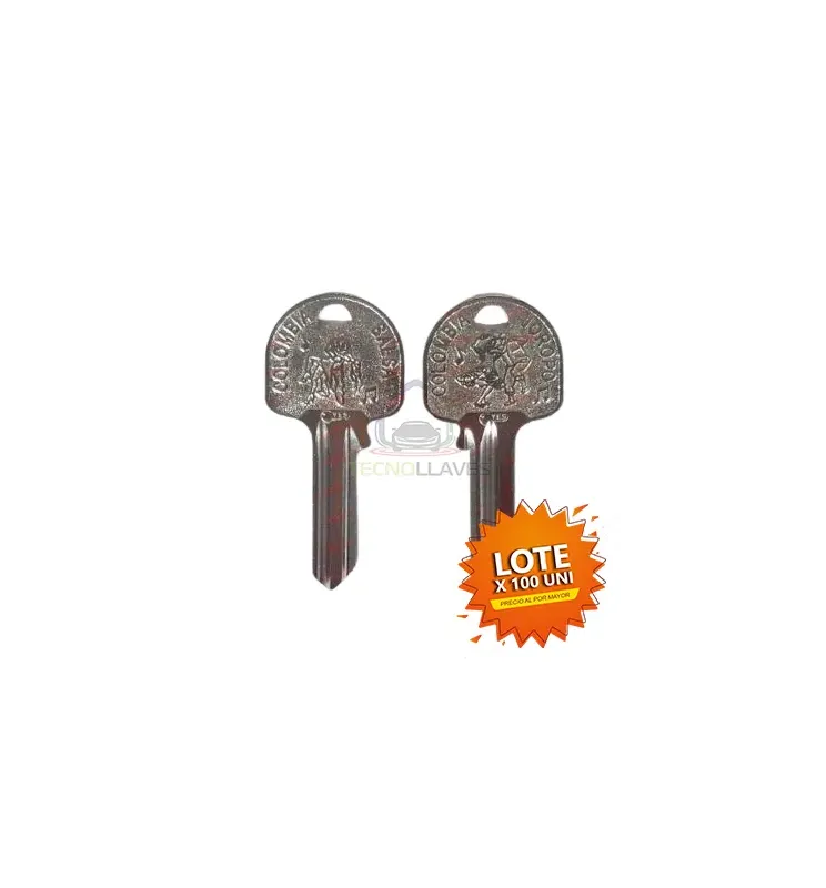 MOLDE LLAVE RESIDENCIAL YES 1000 ELITE FIGURAS IZQUIERDA X 100 PCS