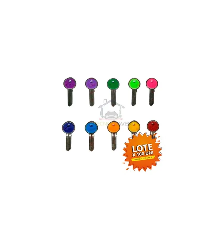 MOLDE LLAVE RESIDENCIAL YES 1000 PLASTICA COLOR DERECHA X 100 PCS