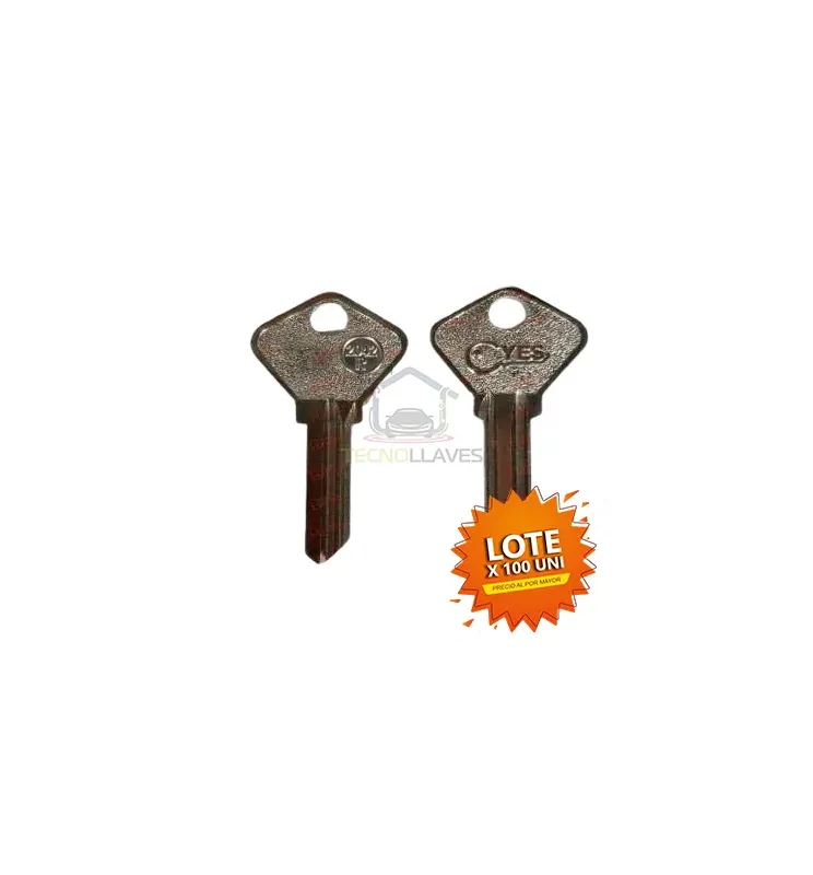LLAVE RESIDENCIAL YES 2042 DERECHA X 100 PCS