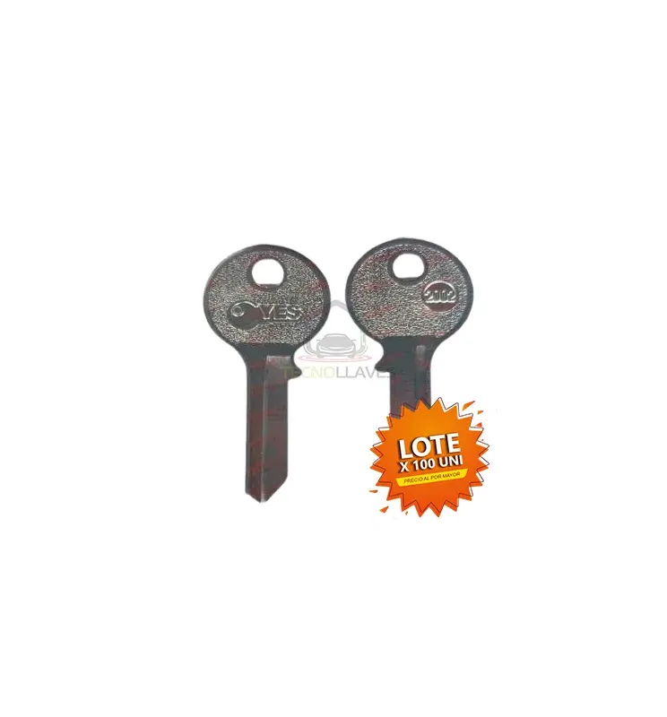LLAVE RESIDENCIAL YES 2002 IZQUERDA X 100 PCS