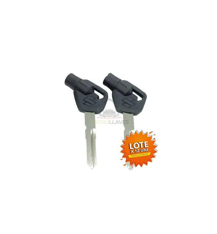 LLAVE AUTOGOMA IMÁN MOTO SUZUKI LARGA ACANALADA DERECHA - SZ92PM