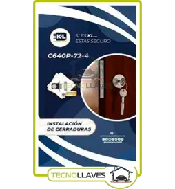 CERRADURA DE INCRUSTAR C-640P-72-4