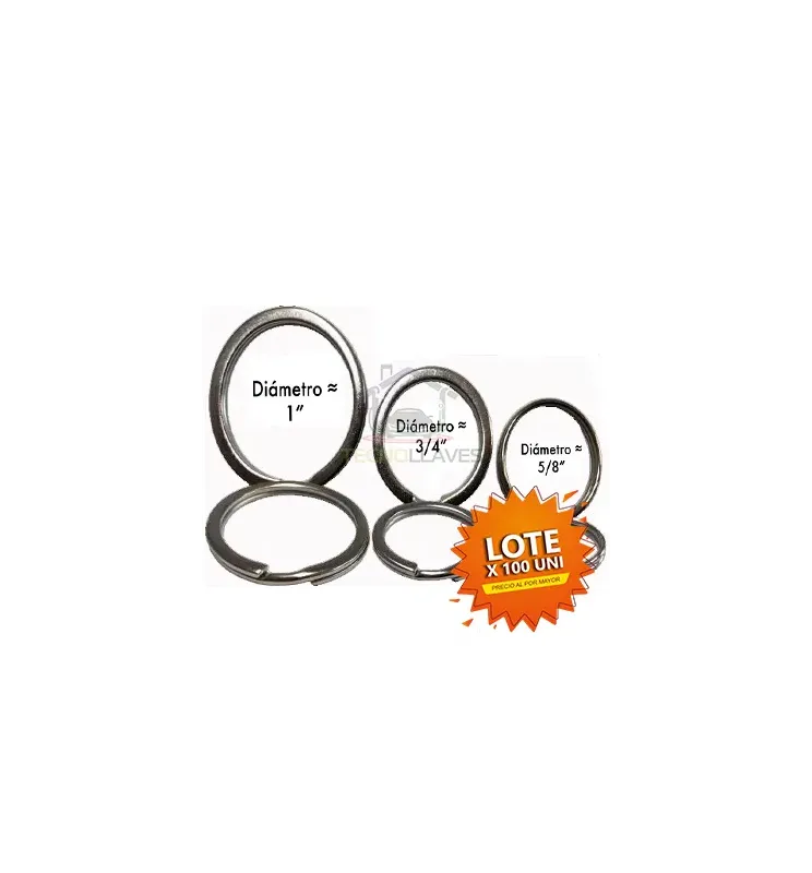 ARGOLLA 4 ALAMBRE PLANO DIÁMETRO 1”